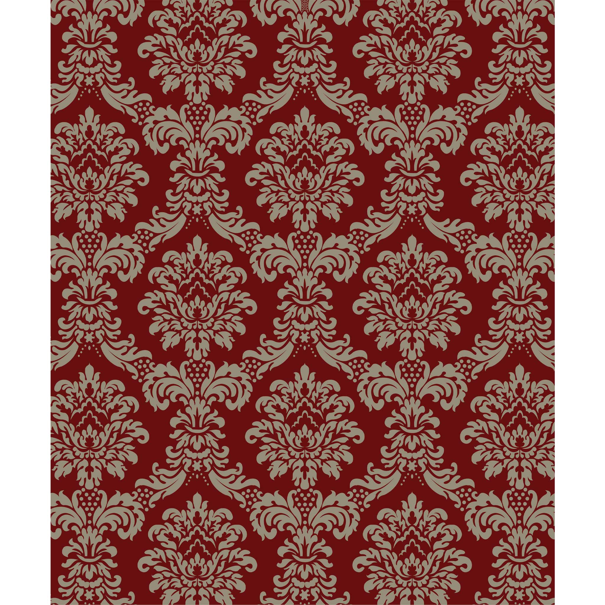 Damask - Red